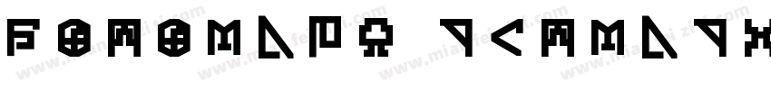 FuturaCE BxtraBold字体转换